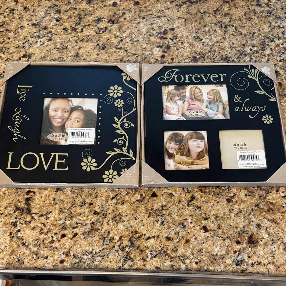 Forever & Always Black Decorative Photo Frame Duo - Picture 1 of 6